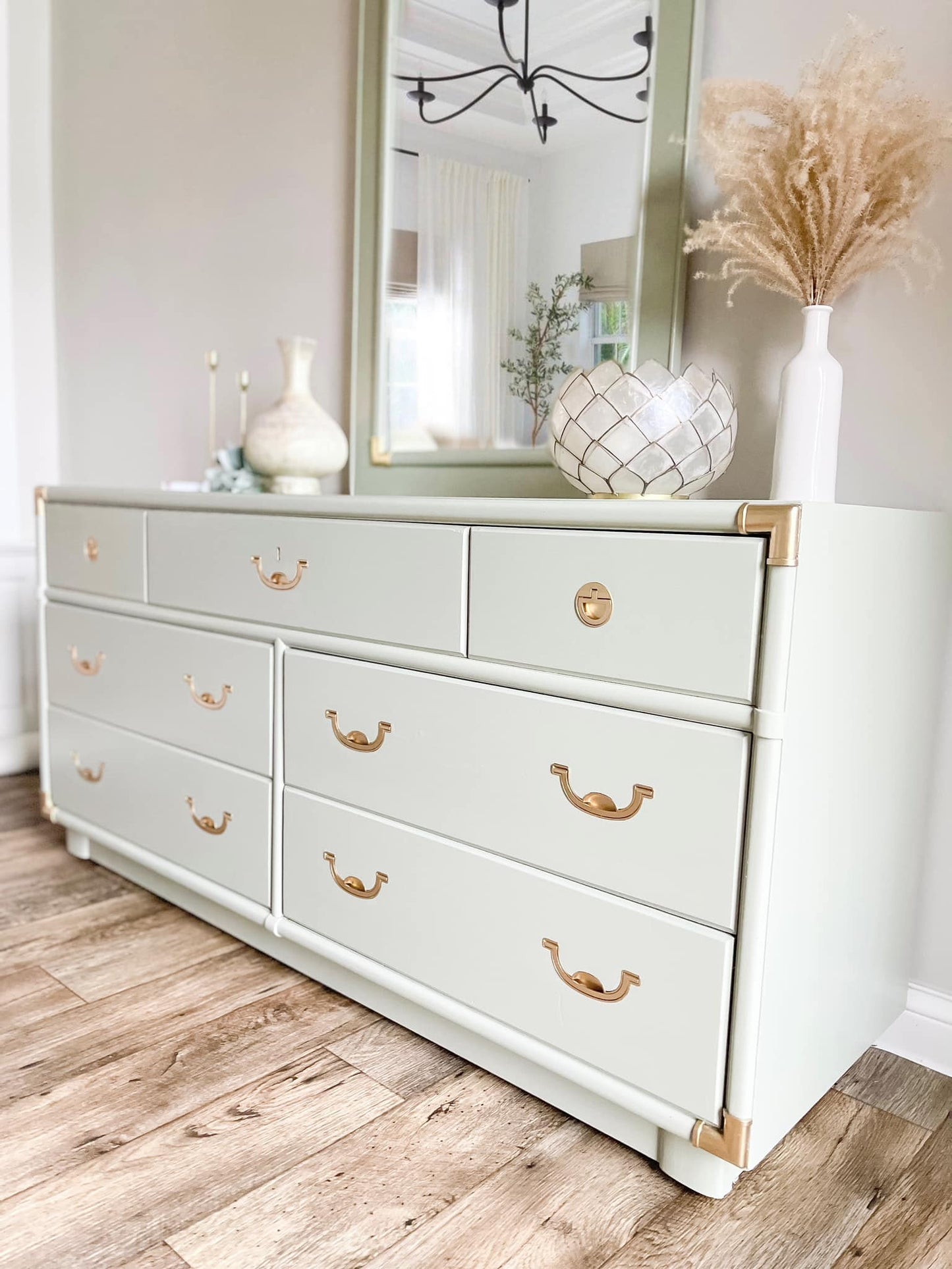 Mid Century Modern Campaign Dresser